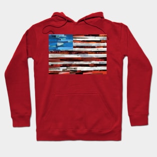 American Flag Collage Hoodie